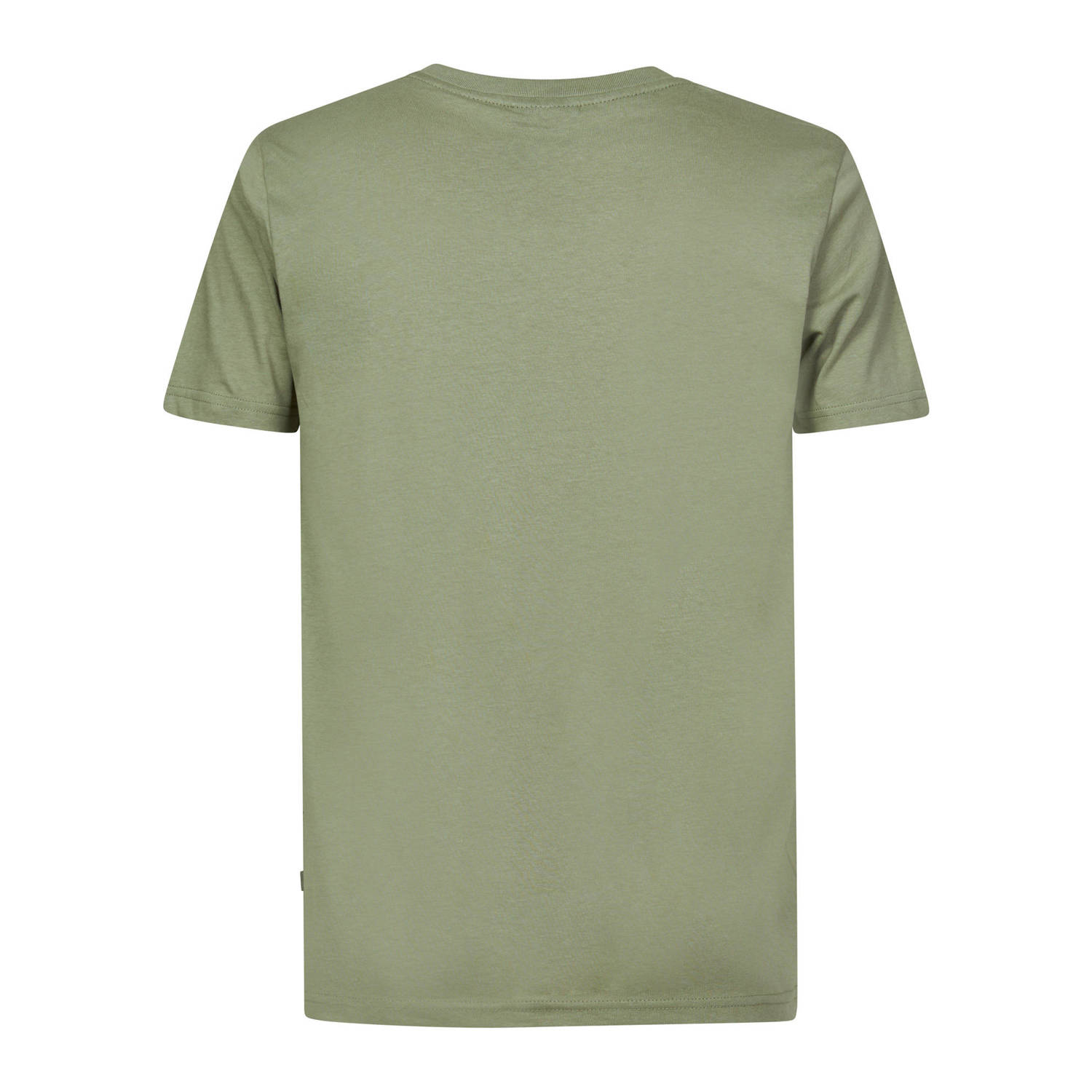 Petrol Industries T-shirt met printopdruk sage green