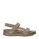 Panama Jack suède sandalen taupe