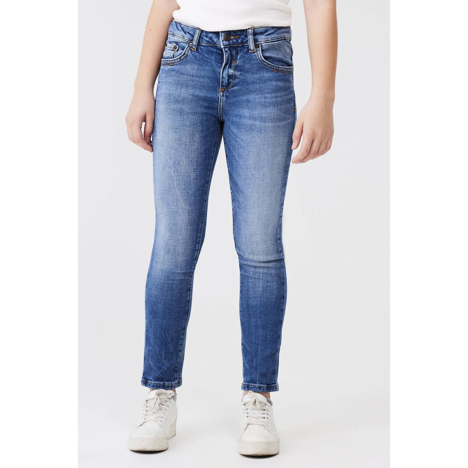 LTB straight fit jeans DEONNE G arava undamaged wash Blauw Meisjes Denim 104