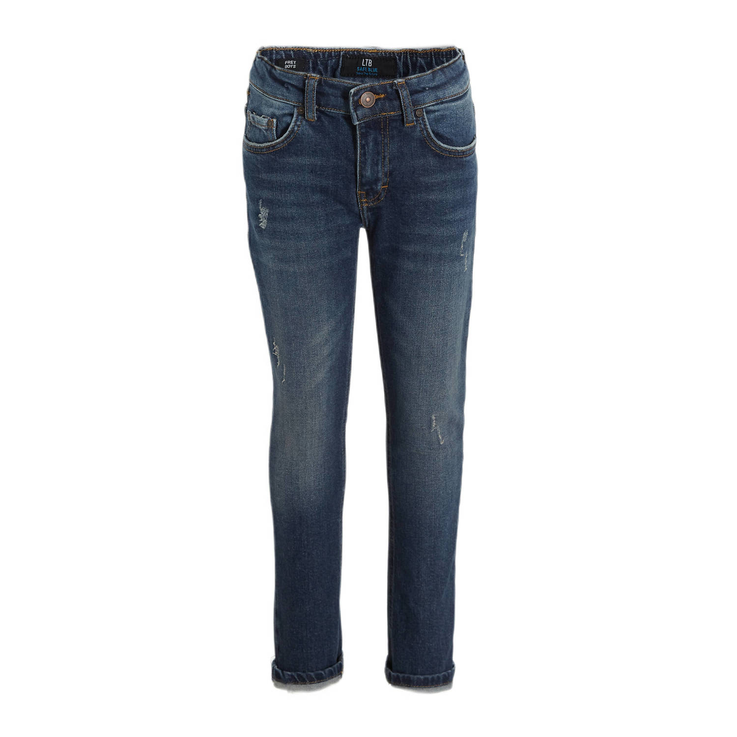 LTB slim fit jeans FREY B magne safe wash Blauw Jongens Denim Effen 104