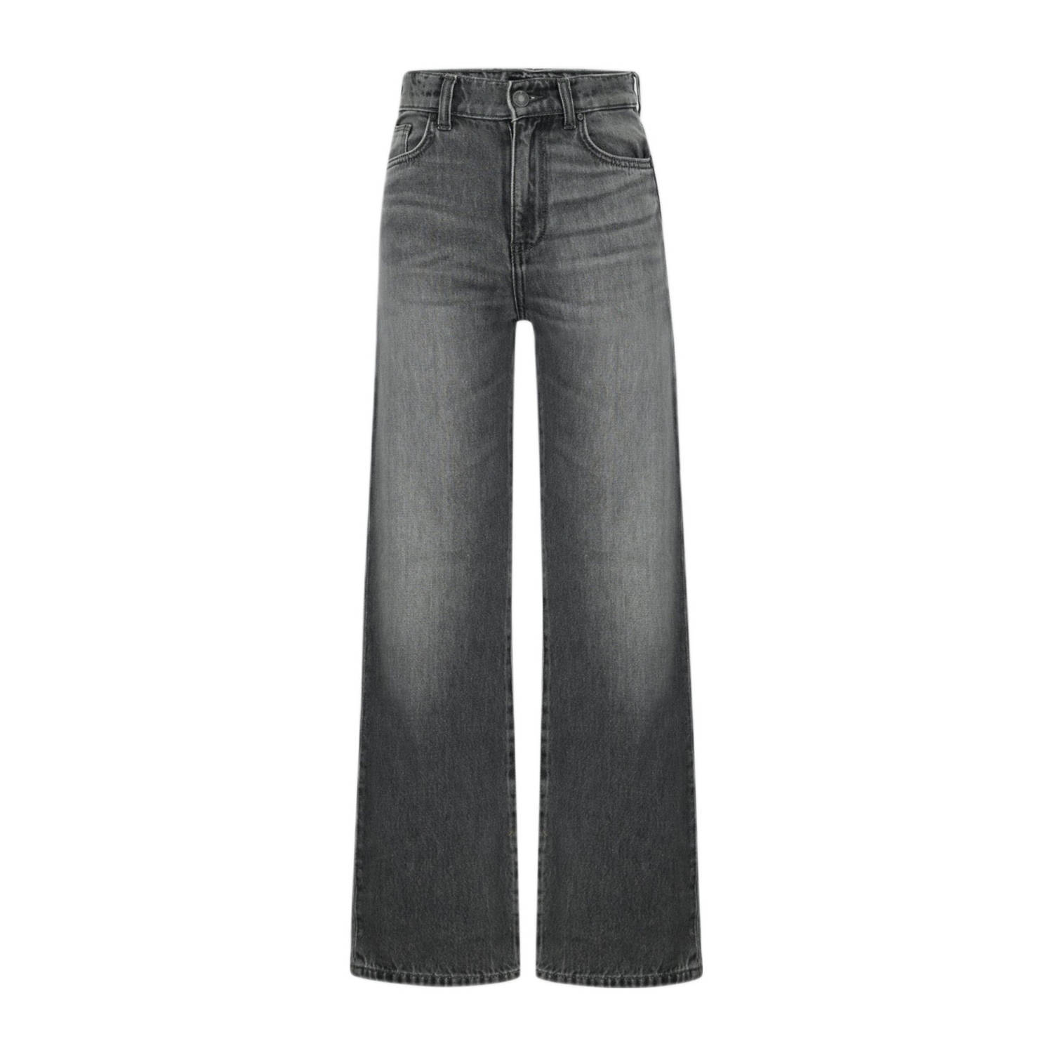 LTB wide leg jeans OLIANA G elia safe wash Grijs Meisjes Denim Effen 122