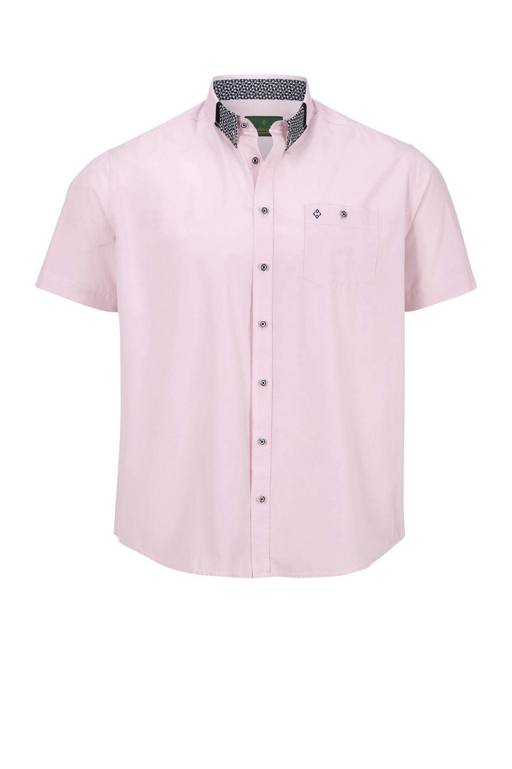 Charles Colby regular fit overhemd DUKE GRAYSON Plus Size roze wehkamp