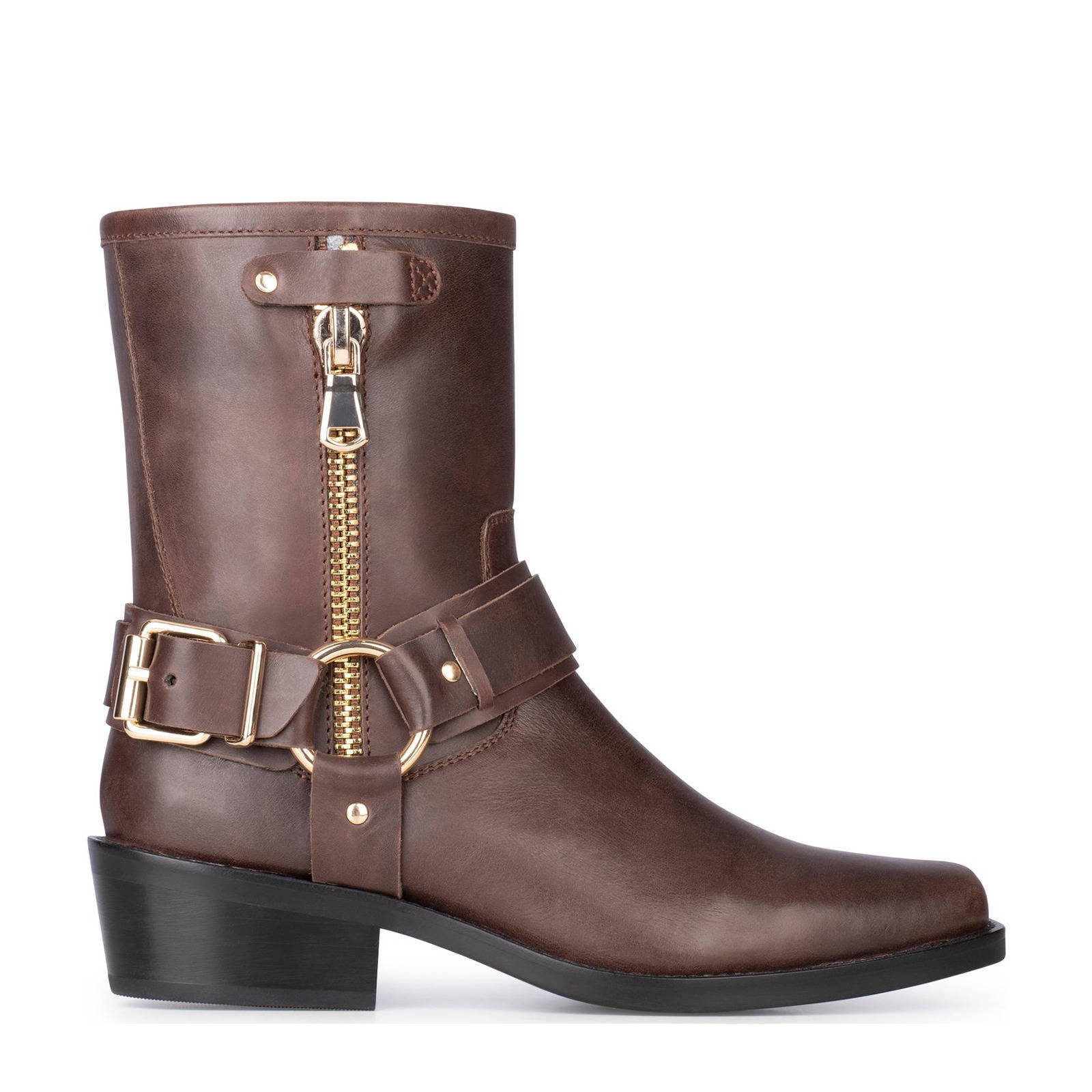 Biker boots best sale met hak