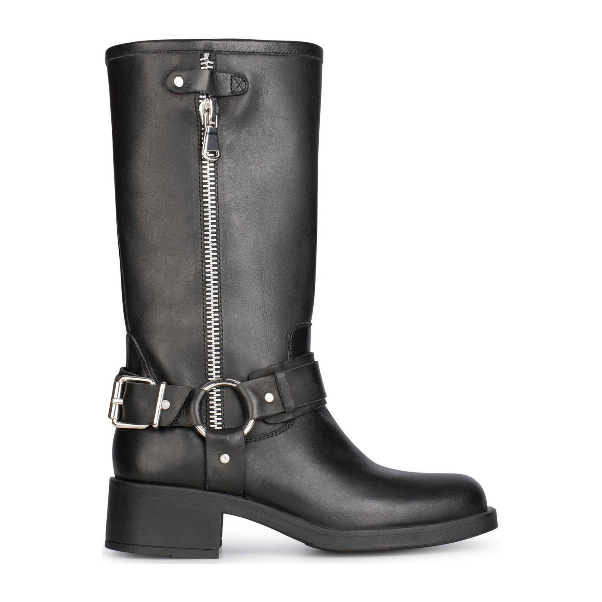 Zwarte DR MARTENS Biker boots ANISTONE HIGH