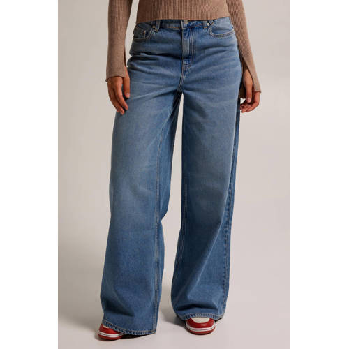 America Today wide leg jeans Missouri medium blue denim