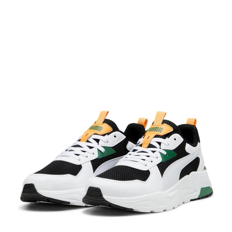 Puma Trinity Lite sneakers zwart/oranje/wit | wehkamp