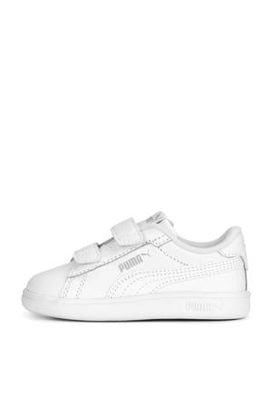 Smash 3.0 L V leren sneakers wit/lichtgrijs