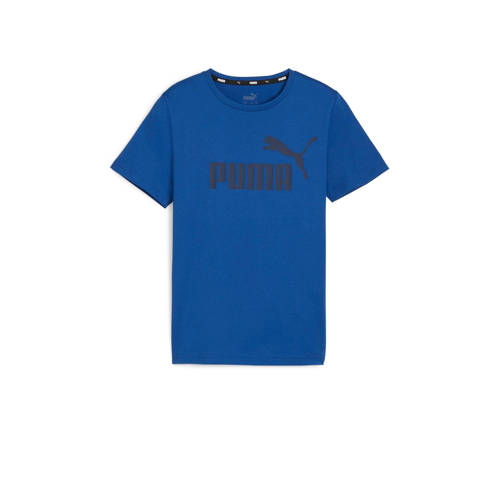 Puma T-shirt kobaltblauw/zwart