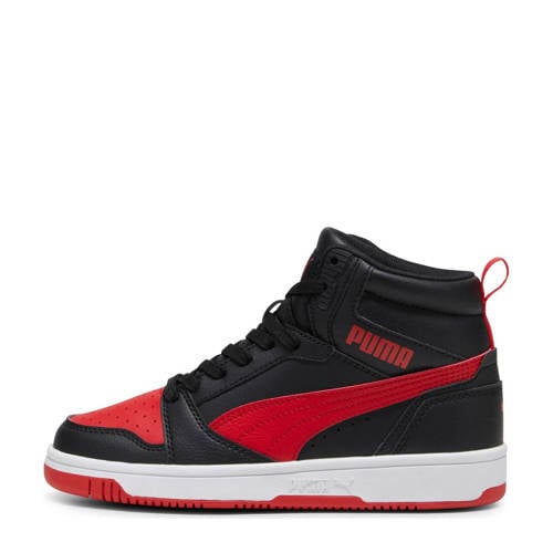 Puma Rebound V6 Mid sneakers zwart/rood