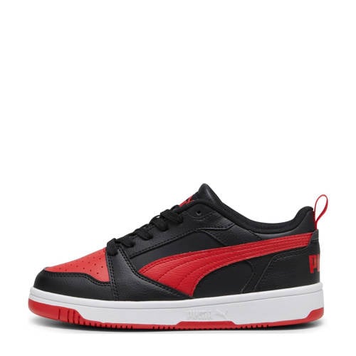 Puma Rebound V6 Lo sneakers zwart/rood