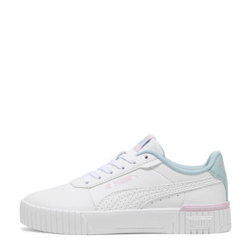 Puma Carina 2.0 Tropical sneakers wit/lichtblauw/lila