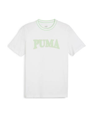 T-shirt Squad Big Graphic wit/mintgroen