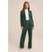 WE Fashion straight fit pantalon groen