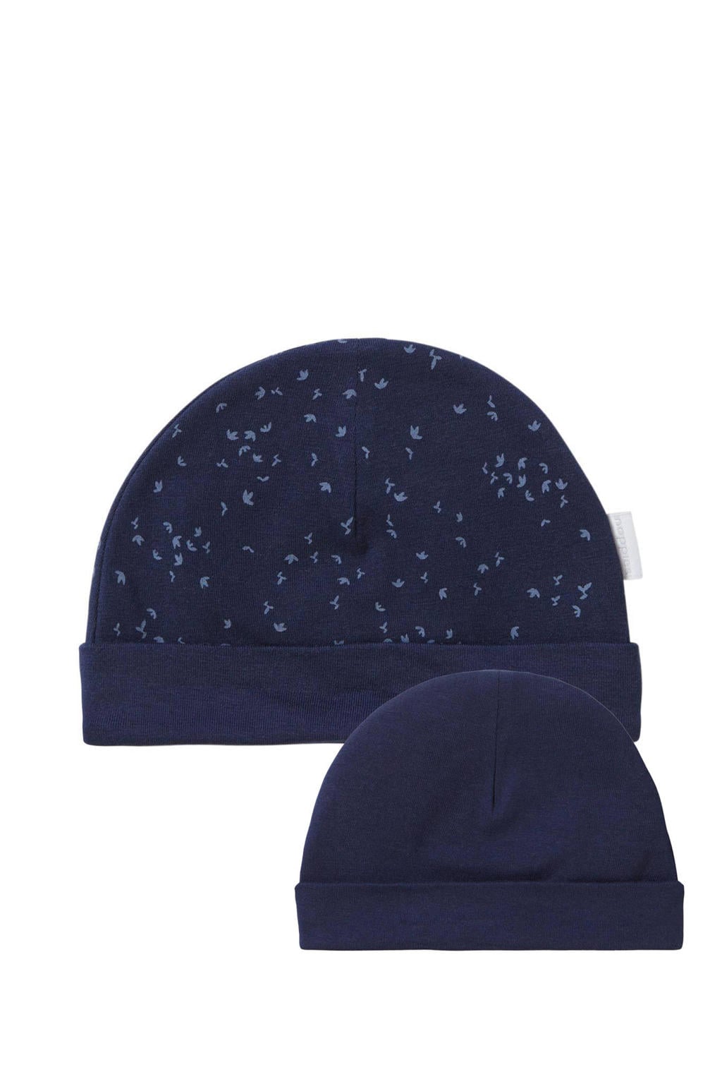 Noppies baby reversible muts Navar donkerblauw