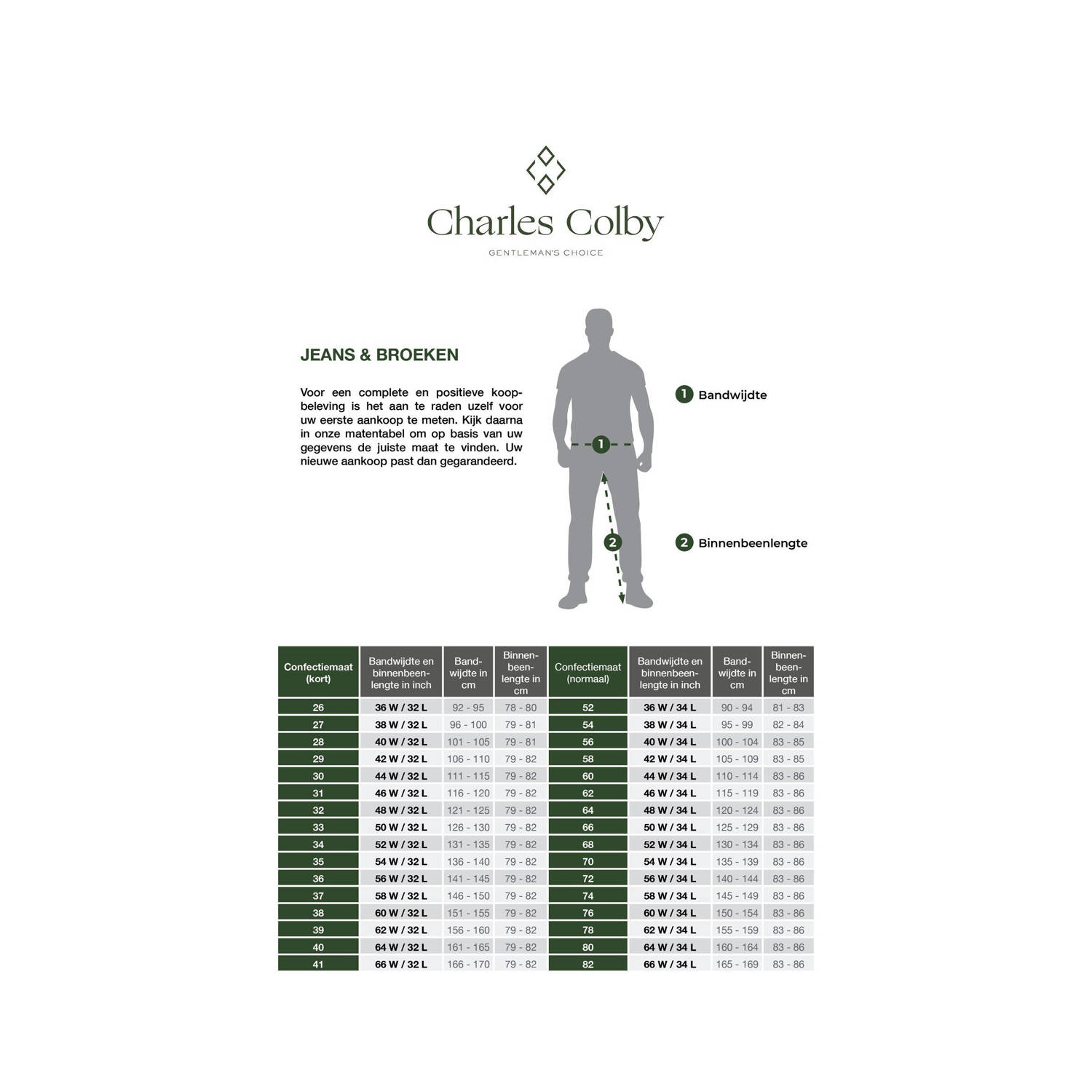 Charles Colby loose fit broek AURELIUS Plus Size kakigroen