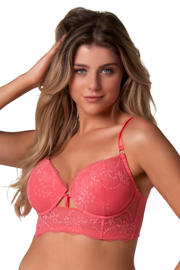 thumbnail: After Eden D-cup & up voorgevormde longline beugelbh Maite roze