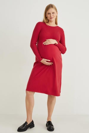 zwangerschapsjurk rood