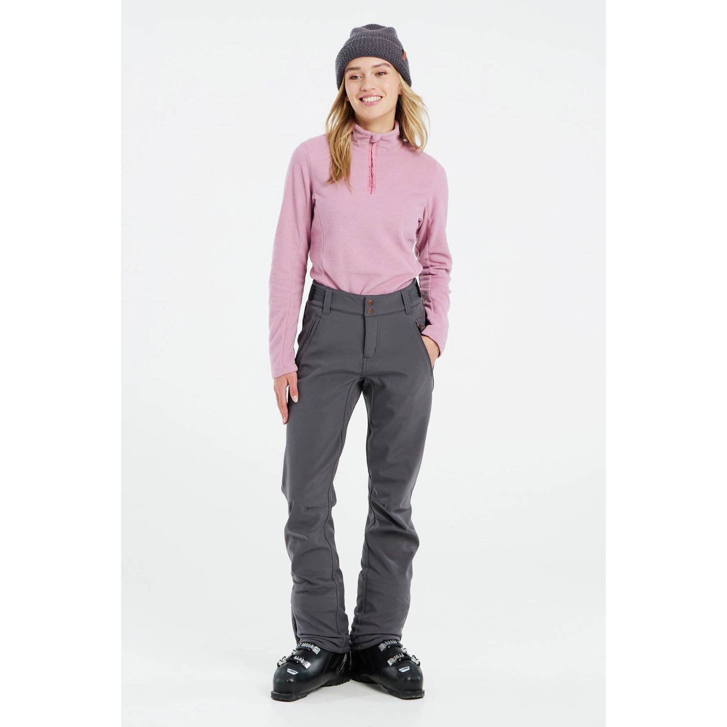 Protest softshell skibroek Lole antraciet