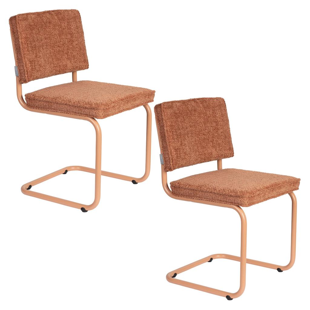Zuiver eetkamerstoel (set van 2) Ridge Soft