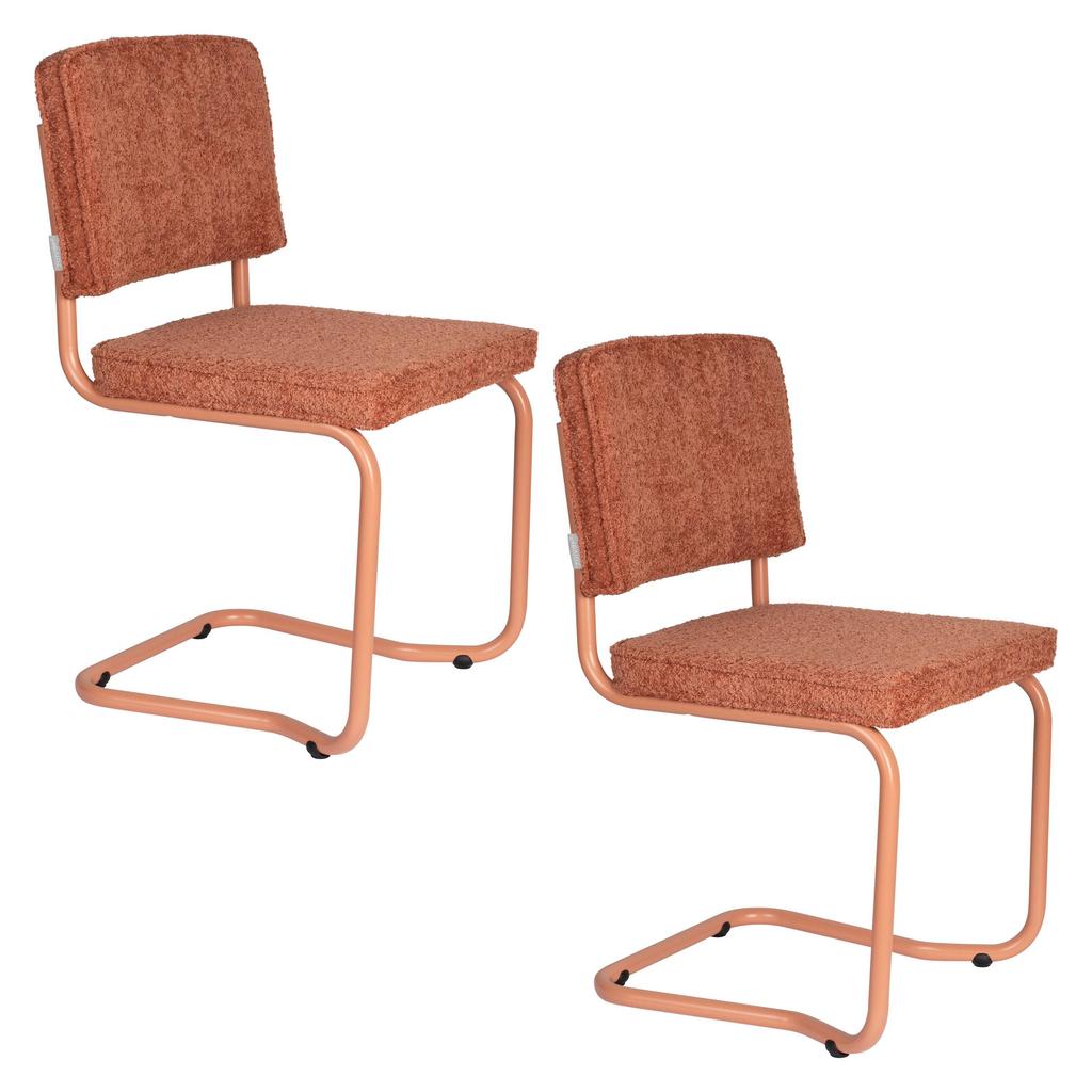 Zuiver eetkamerstoel (set van 2) Ridge Kink Soft