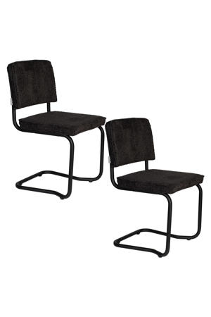 eetkamerstoel (set van 2) Ridge Kink Soft