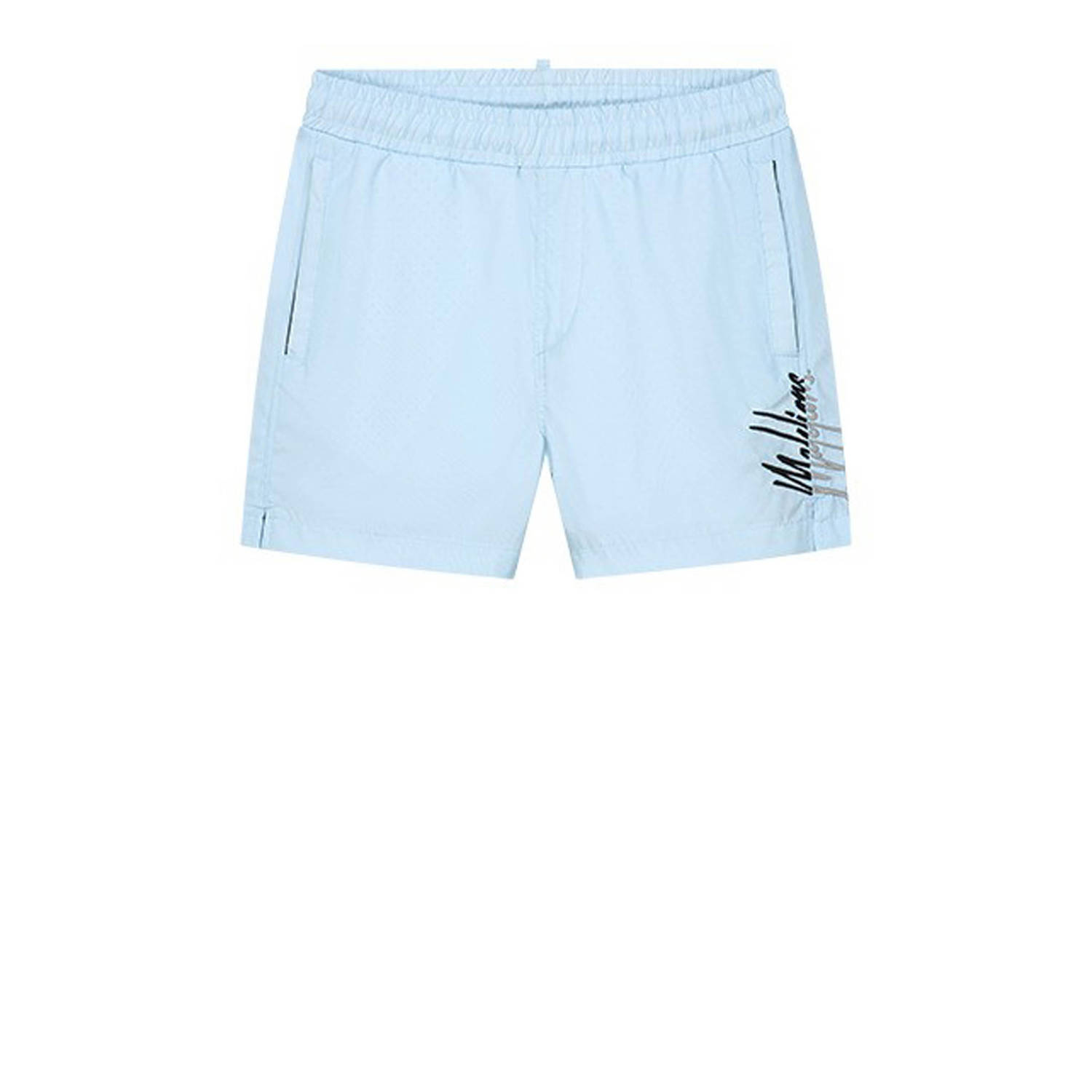 Malelions zwemshort lichtblauw