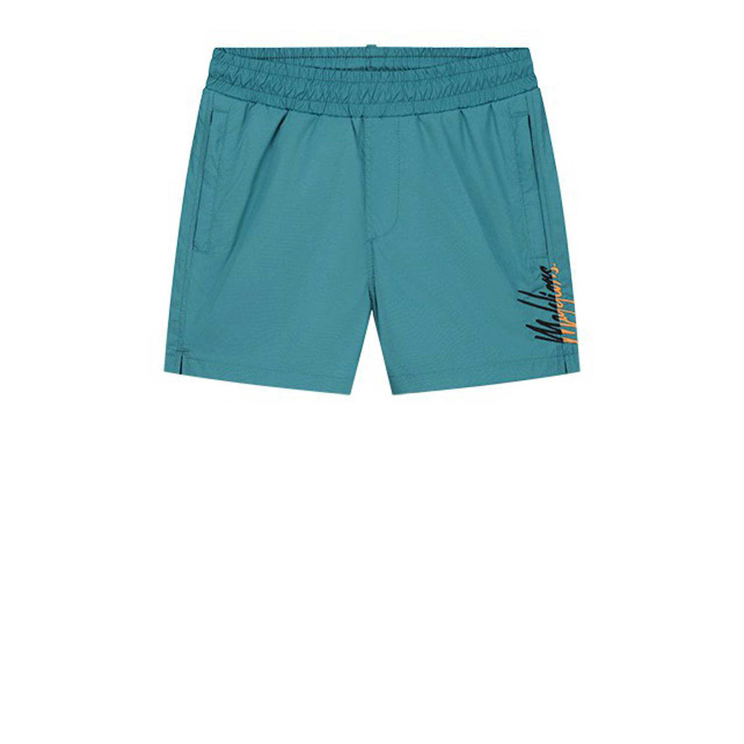 Malelions zwemshort blauw Jongens Polyester Logo 140