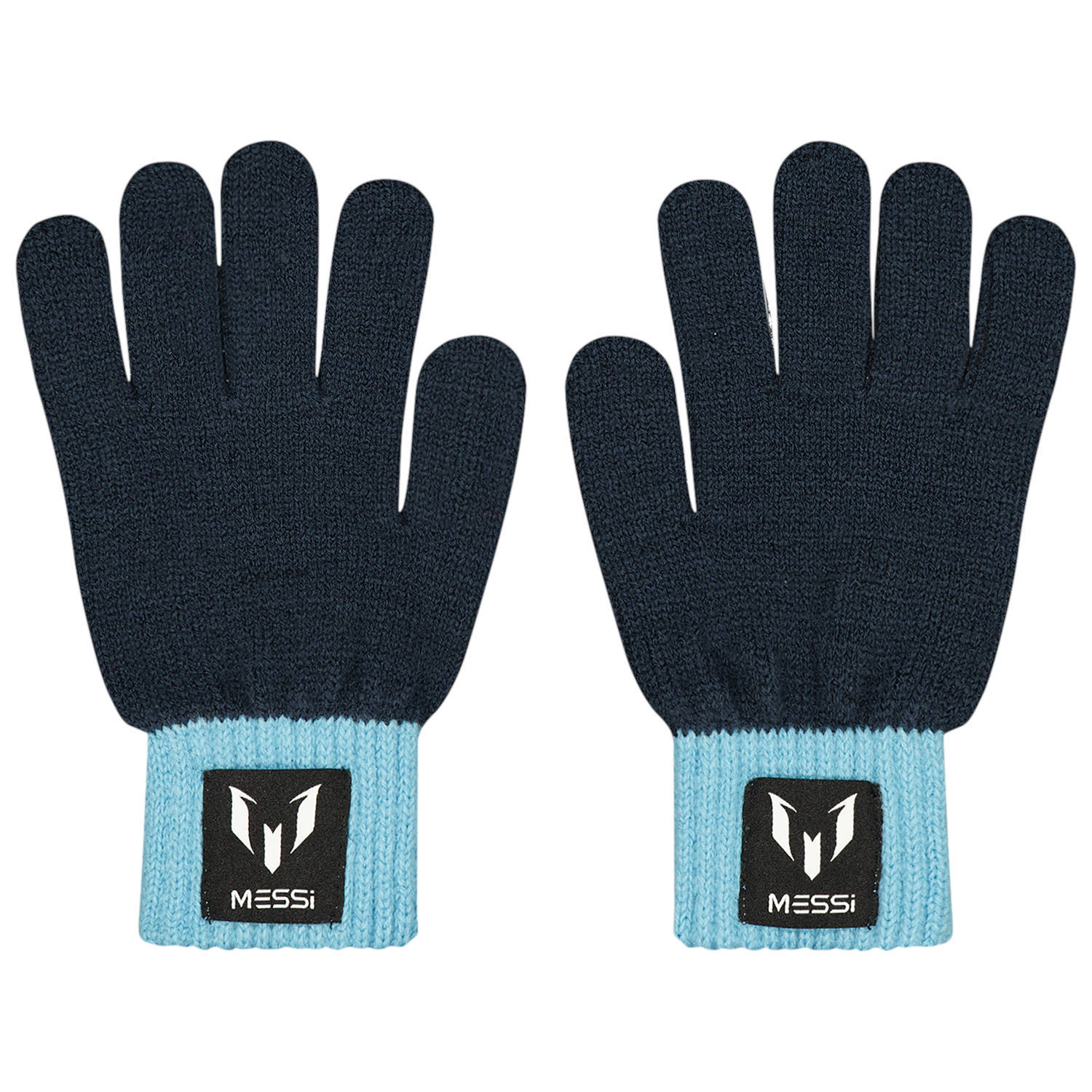 Vingino x Messi handschoenen donkerblauw lichtblauw