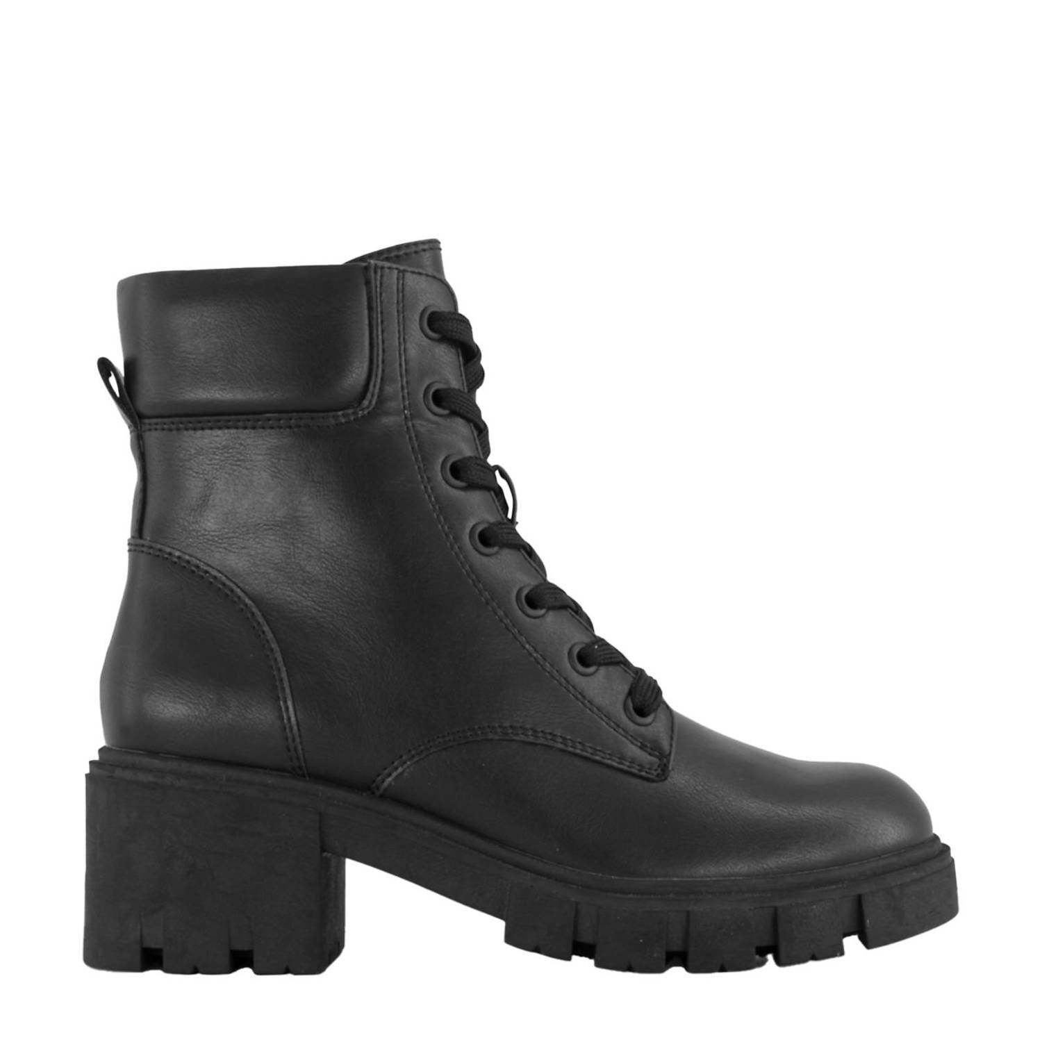 Graceland veterboots zwart Schoenen.nl