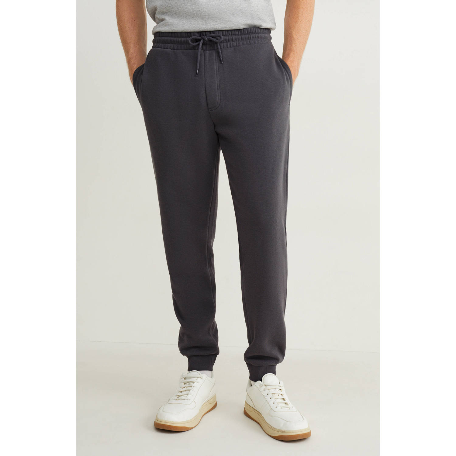 C&A regular fit joggingbroek asphalt
