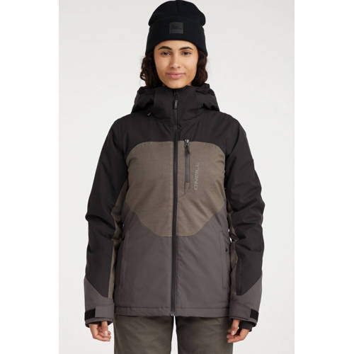 O'Neill ski-jas Carbonite zwart/camel/aubergine afbeelding