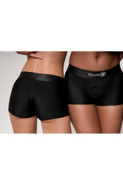 thumbnail: Ouch! Strap-on Boxer met vibrerende bullet  - maat M/L - zwart