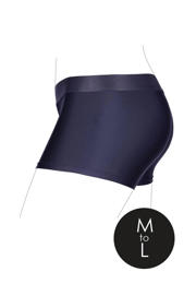 thumbnail: Ouch! Strap-on Boxer met vibrerende bullet  - maat M/L - zwart