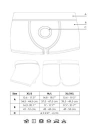 thumbnail: Ouch! Strap-on Boxer met vibrerende bullet  - maat M/L - zwart