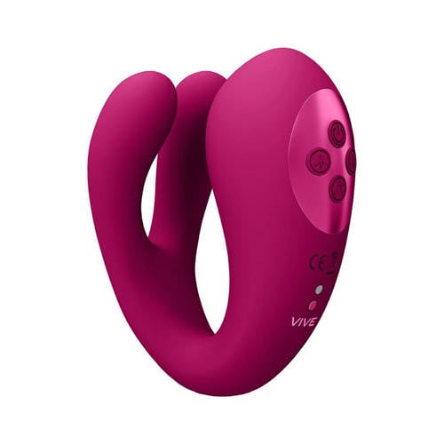 Wehkamp Vive Triple Action oplaadbare vibator met clitorale Pulse Wave stimulatie - roze aanbieding