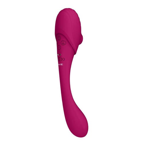 Wehkamp Vive dubbelzijdige pulserende Air-Wave buigbare vibrator - roze aanbieding