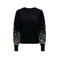 ONLY gebloemde sweater zwart