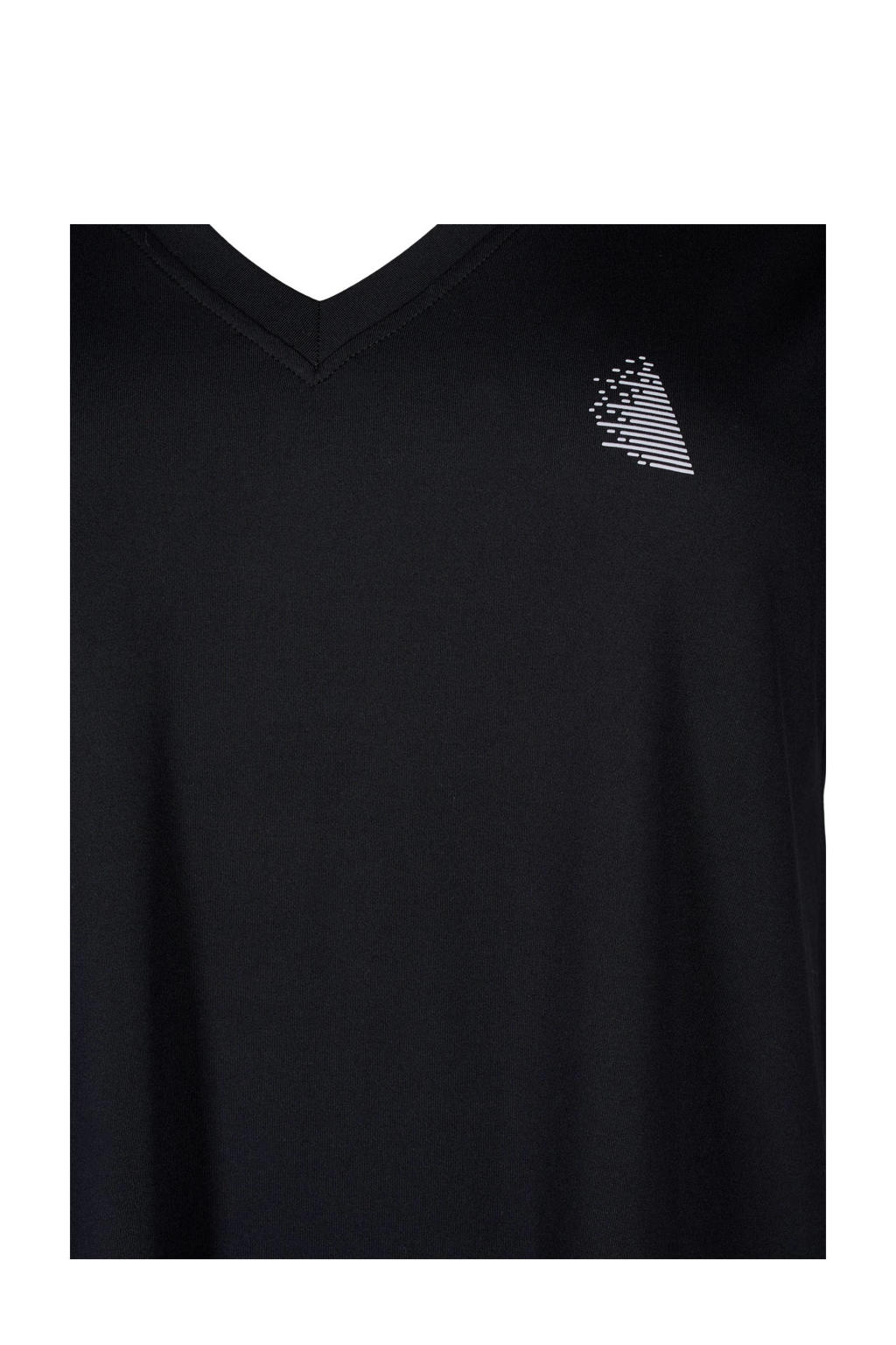 ACTIVE By Zizzi Plus size sport T-shirt paars ACTIVE By Zizzi Plus size sport T-shirt paars
