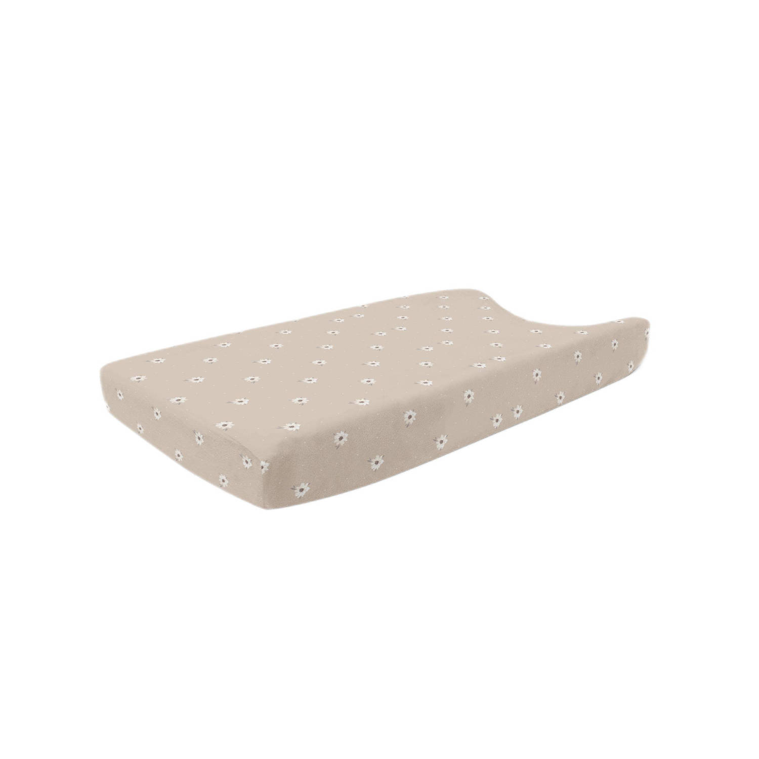 Yumi Baby aankleedkussenhoes Zoe with Dots Bruin All over print