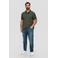 s.Oliver Big Size regular fit polo Plus Size kakigroen
