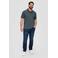 s.Oliver Big Size regular fit polo Plus Size antraciet