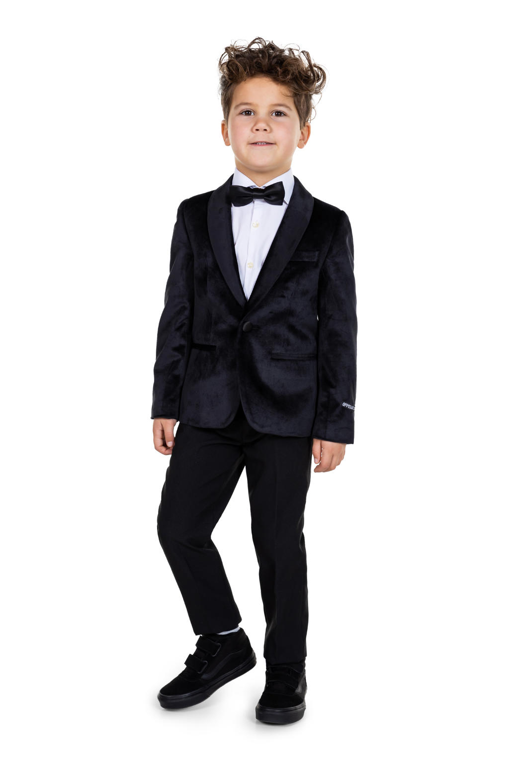 OppoSuits colbert Dinner Jacket met all over print zwart