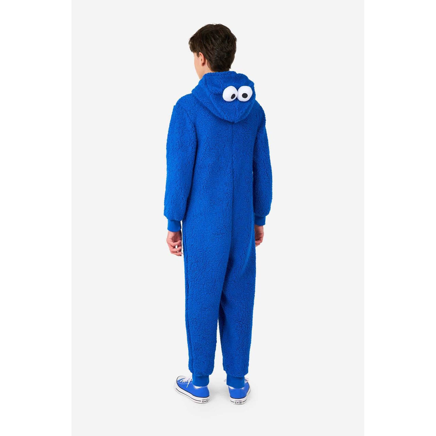 OppoSuits onesie Cookiemonster blauw