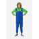 OppoSuits onesie Luigi blauw/groen