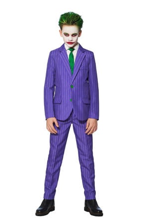 kostuum halloween The Joker™ paars/wit