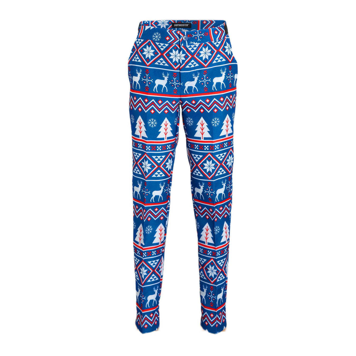 Suitmeister kostuum Christmas Blue Nordic blauw