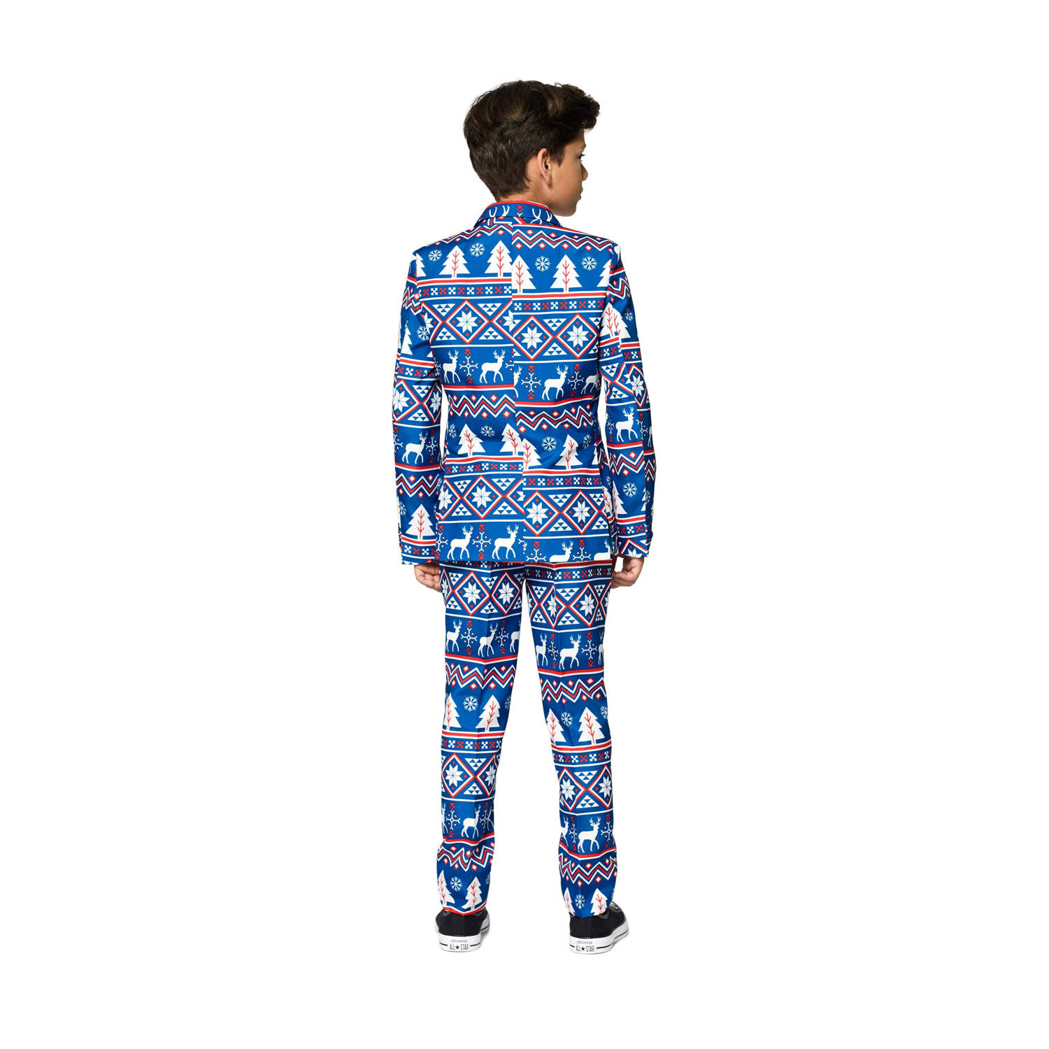 Suitmeister kostuum Christmas Blue Nordic blauw