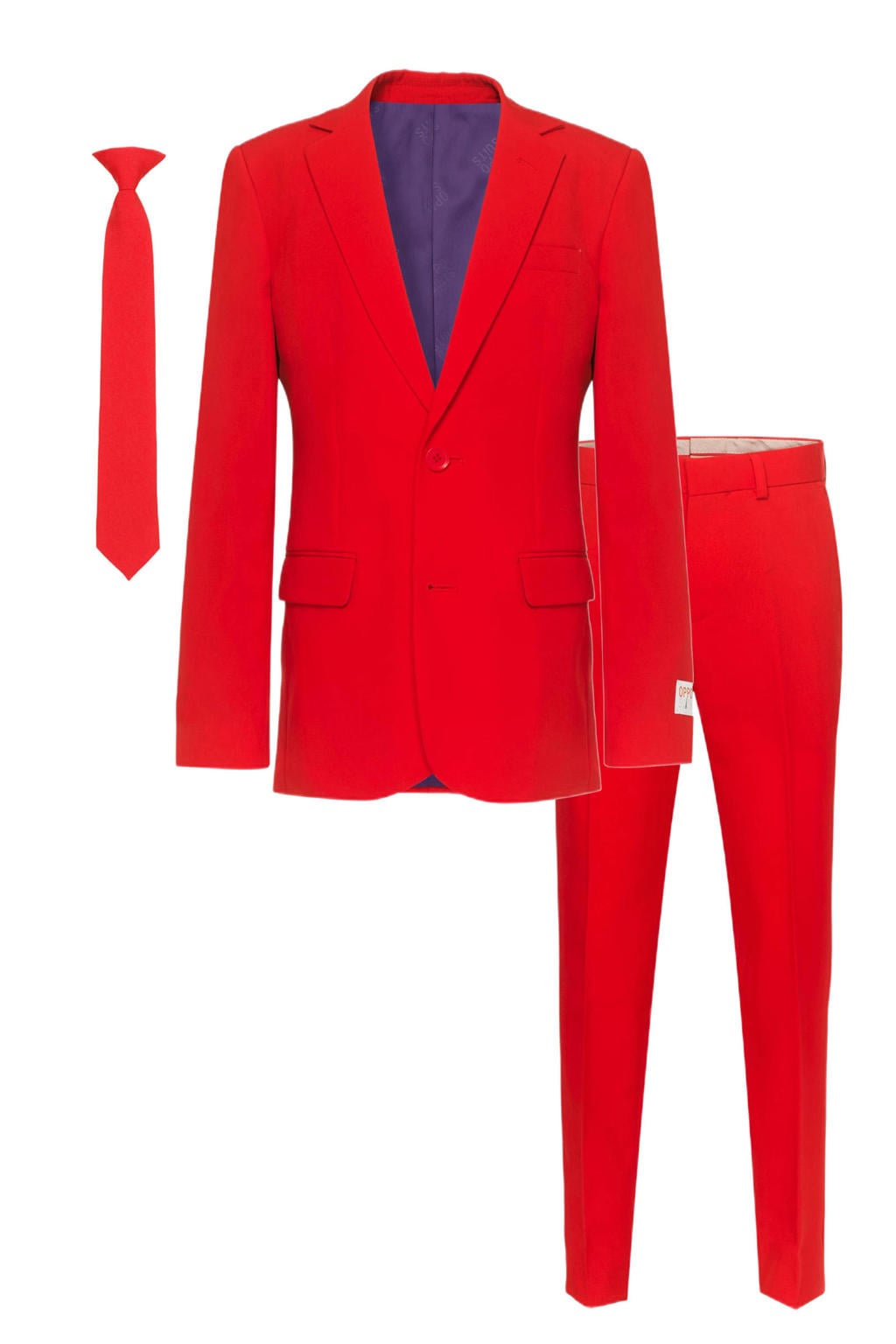 OppoSuits kostuum Red Devil felrood