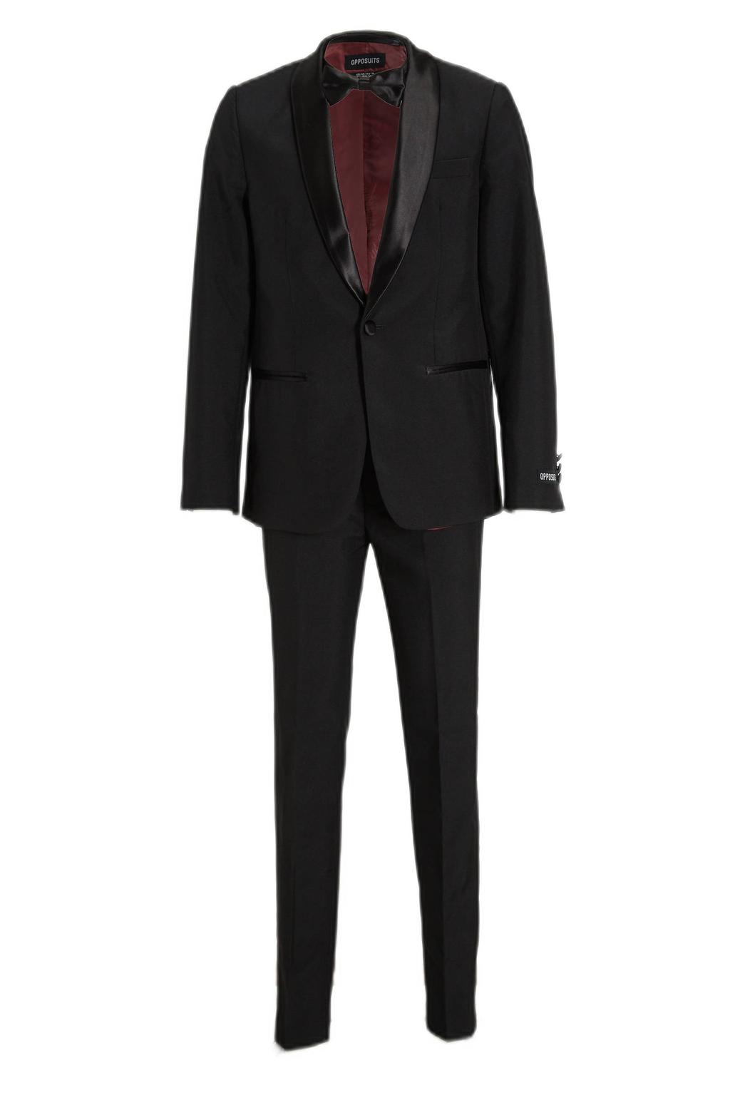 OppoSuits kostuum Jet Set Black zwart