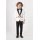 OppoSuits kostuum Pearly White wit/zwart